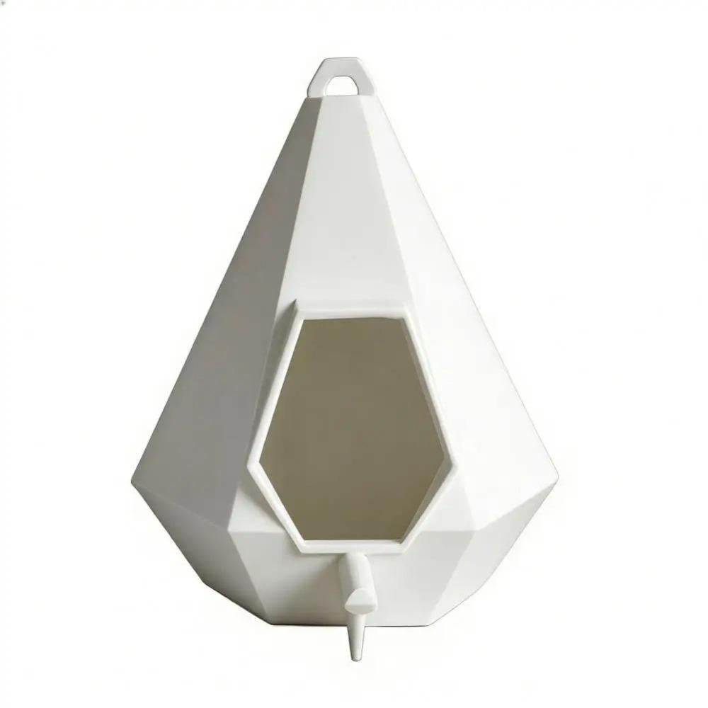 

Rainproof Hummingbird Feeder Cyberpunk Style Bird Feeding Station Bird Feeder House Backyard White Style B