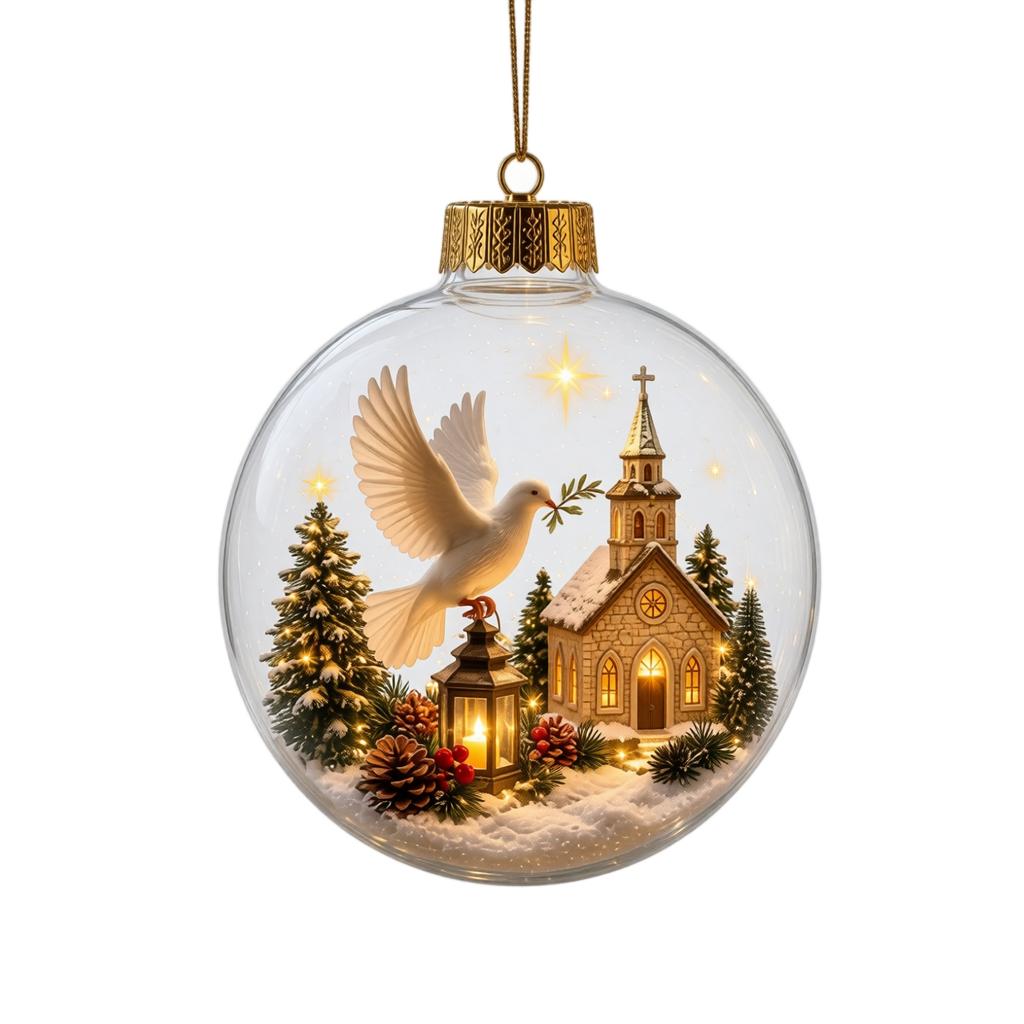 USA 0th Anniversary Christmas Decoration - Patriotic Red Blue Holiday Tree Ornament for Independence Day
