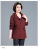 Fashionable Spring Hooded Jacket for Middle-Aged Moms