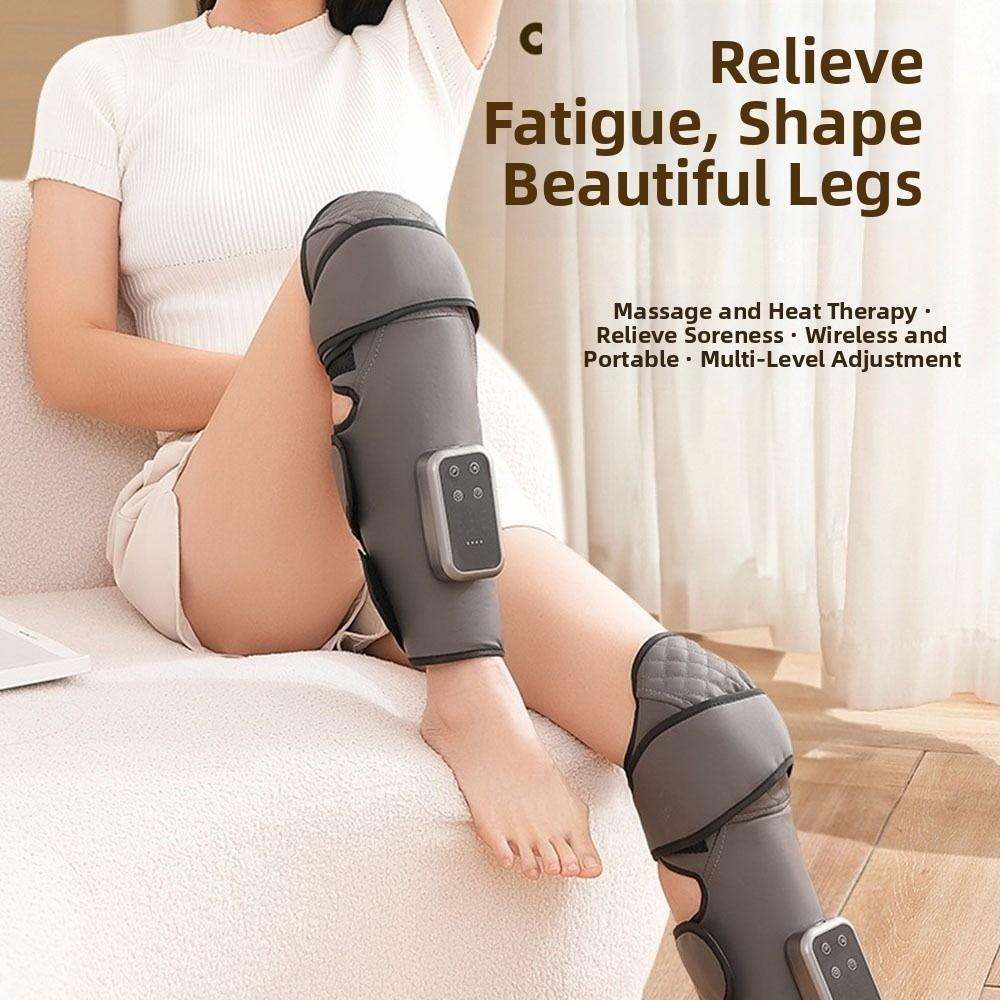3 Levels Air Pressure Air Wave Massager Hot Compress Electric Air Pressure Device  Leg Massage