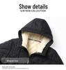 Men's Hooded Winter Jacket - Ultra-Warm Plus Velvet Cotton Outerwear
