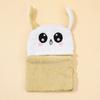 Winter Cartoon Rabbit Coral Velvet Cap Plush Balaclava Kids Caps Double Fleece Baby Scarf Hat Children