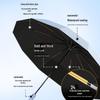 24-Rib Automatic High-Grade Folding Umbrella with Enhanced UV Protection