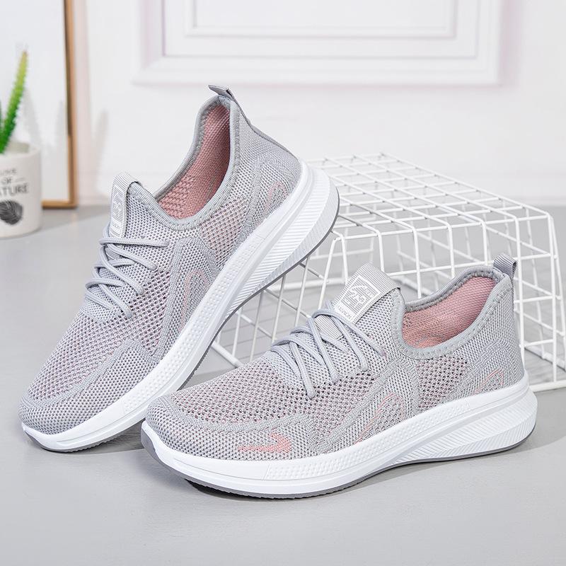 Мода Новый дизайн женские кроссовки 2024 Весна кроссовки женские на шнуровке — фото 7