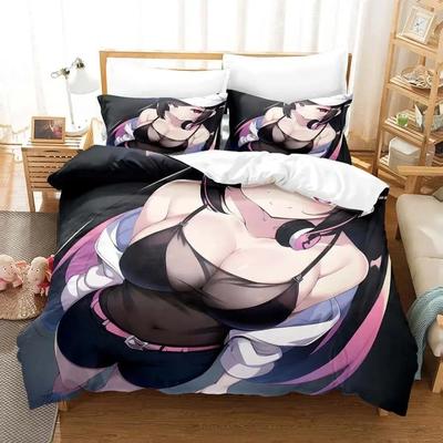 Hana Yomeguri Bettwäsche-Set Einzelbett Twin Bedrucktes Bettwäsche-Set Mit Kissenbezug Bettdeckenbezug Weich Queen King Size Bettwäsche Zuhause