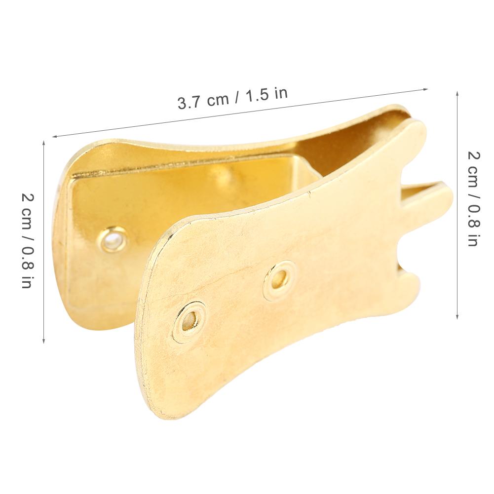 Metal Mute Musical Instruments Accessory Portable for Erhu KaO hu ChunG hu(Golden)