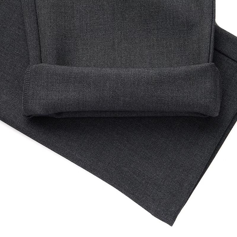 SEVEN Men's Wool Blend Business Casual Slim-Fit Straight-Leg Pants