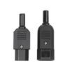 1Pc 16A 250V Straight Cable Plug Connector C13 C14 Female Male Plug Rewirable Power Connector 3 Pin Ac Socket Industrial Plug