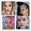 3D Rhinestone Bright Face stickers for festival Glitter Makeup Jewelry Sticker on Face crystals Gems jewels diamonds decoration