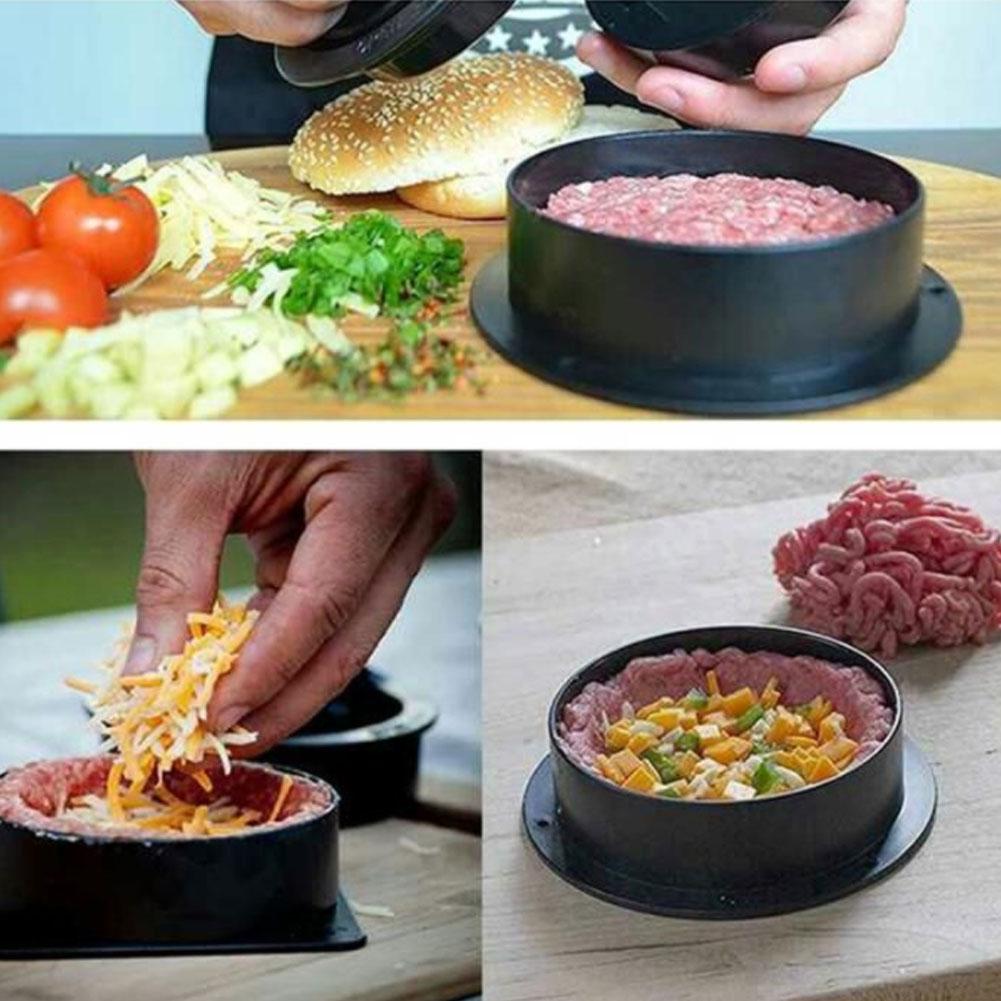 Detachable Food Grade Kitchen Hamburger Mold Maker Meat Press Mold BBQ Tool Accessories