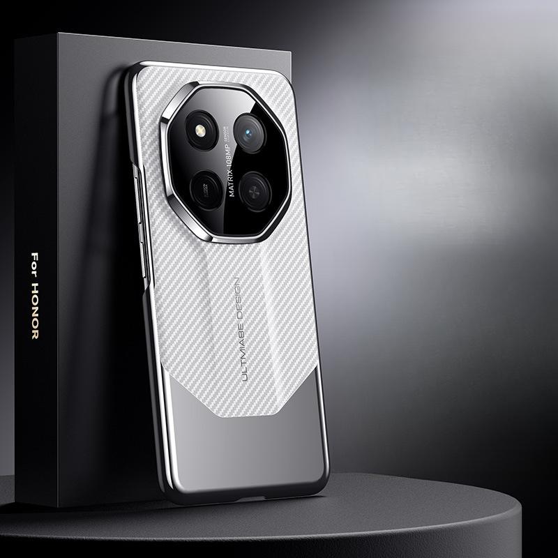 

Подходит для чехла для телефона Honor X60pro, Текстурированный кевларом HONOR Business X60 Полная защита Ударопрочный 60 Однотонный кожаный чехол Honor X60