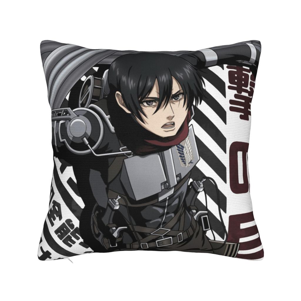 Armin Arlert Attack on Titan Kissenbezug Druckstoff Kissenbezug Dekorative Kissenhülle Sitzfläche Quadratisch 40*40cm