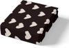 Black White Heart Duvet Cover Set Geometric Bedding Set Pillowcases Cartoon Love Heart Quilt Cover Valentine Day Gift Double