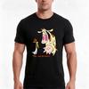 Cow And Chicken Tshirt Summer Casual Cotton Tee Oversized Streetwear Tops Vintage Graphic Print Loose Fit Short Sleeve