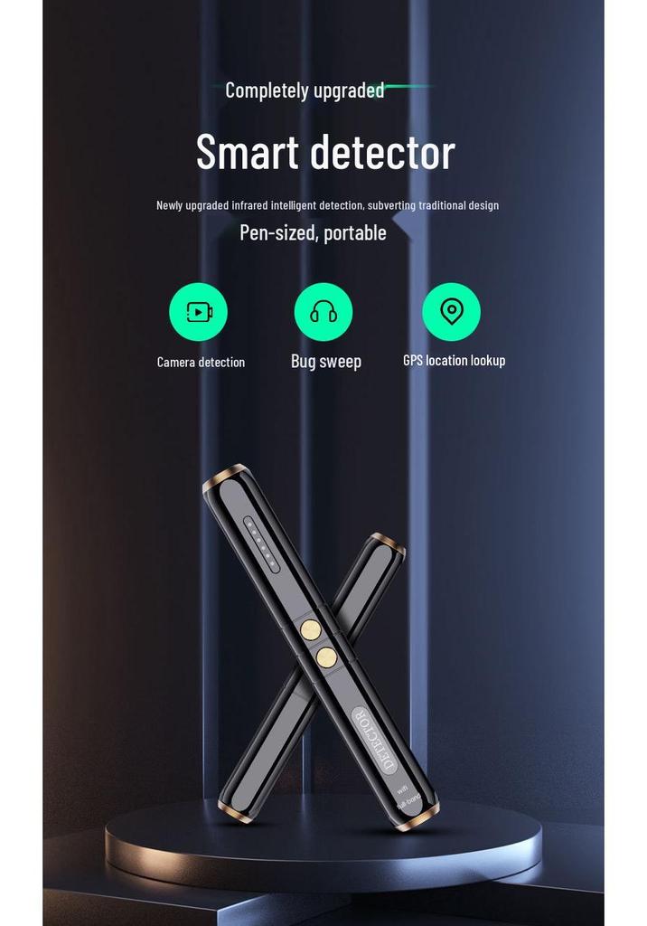 T13 Infrarot Anti-Spionage Detektor: Kabelloses Signal, Anti-Tracking, Anti-Abhören, Versteckte Kamera & GPS-Scanner