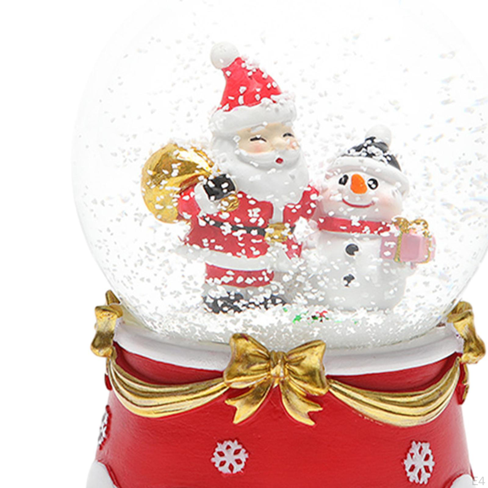 Рождественский стол для украшения снежного шара с фигуркой Санта-Клауса для — фото 5