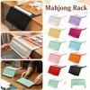 Desktop Mahjong Tile Holder Slant Viewing Stand Space Saving Foldable 3D Printed Table Accessory Fits American Style Mahjong Tiles
