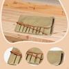 8 Slots Roll up Storage Bag Tool Pouch Hardware Tools Organizer Holder for Carving Knives Outdoor