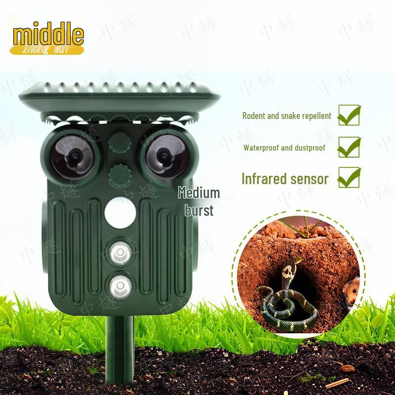 Solar Ultrasonic Outdoor Pest Repeller