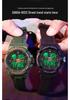 SANDA Men's Outdoor Sports Luminous Waterproof Dual Display Multifunctional Electronic Watch
