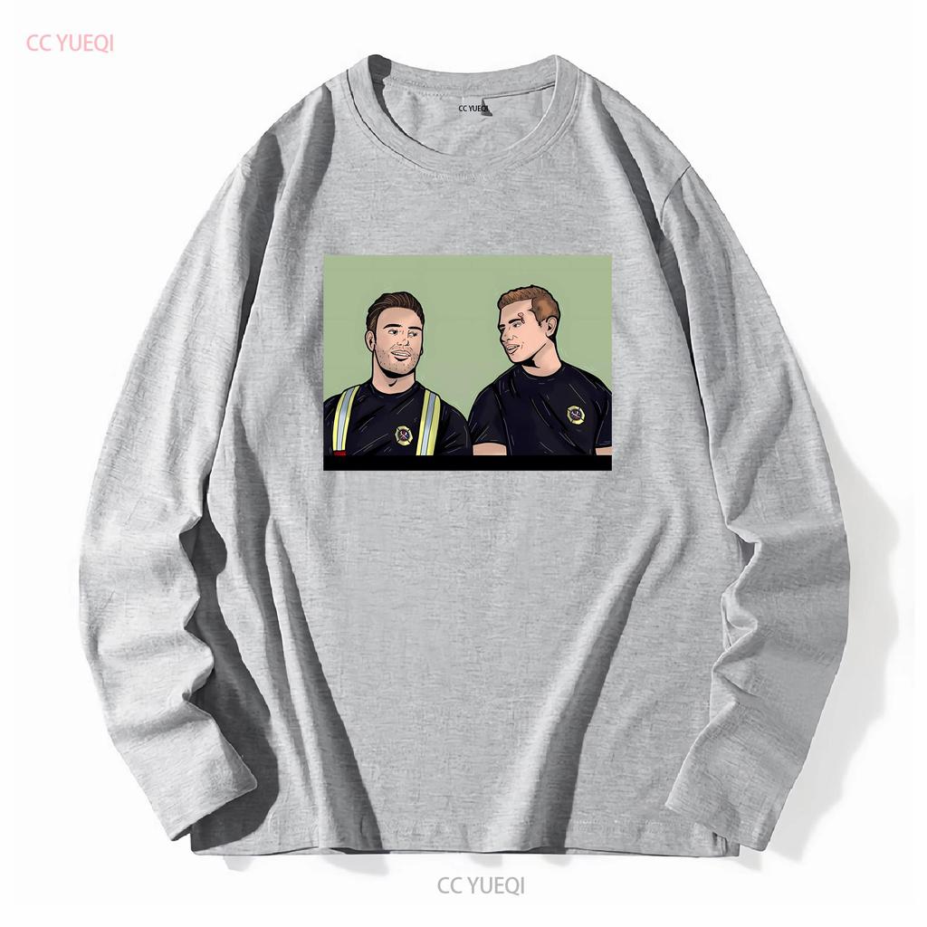 HOT SALE Buddie Evan Buck Buckley And Eddie Diaz Retro Vintage T Shirt S 5XL Vintage Washed Soft Graphic Streetwear Unisex