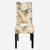 Printed Chair Cover Elastic Kitchen Seat Cover Stretch Spandex Chair Covers for Dining Room Wedding Hotel Banque… More