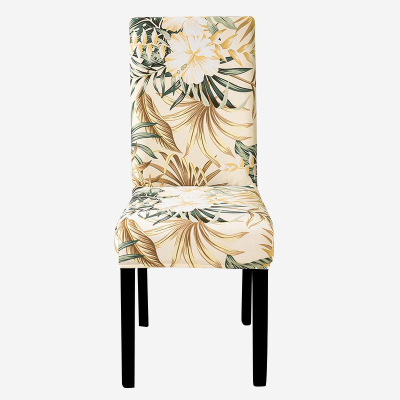 

Чохли на стільці з принтом. Еластичні накидки на кухонні сидіння. Еластичні чохли на стільці зі спандексу для їдальні, весілля, готелю, банкету, які можна прати, 1 шт. Universal