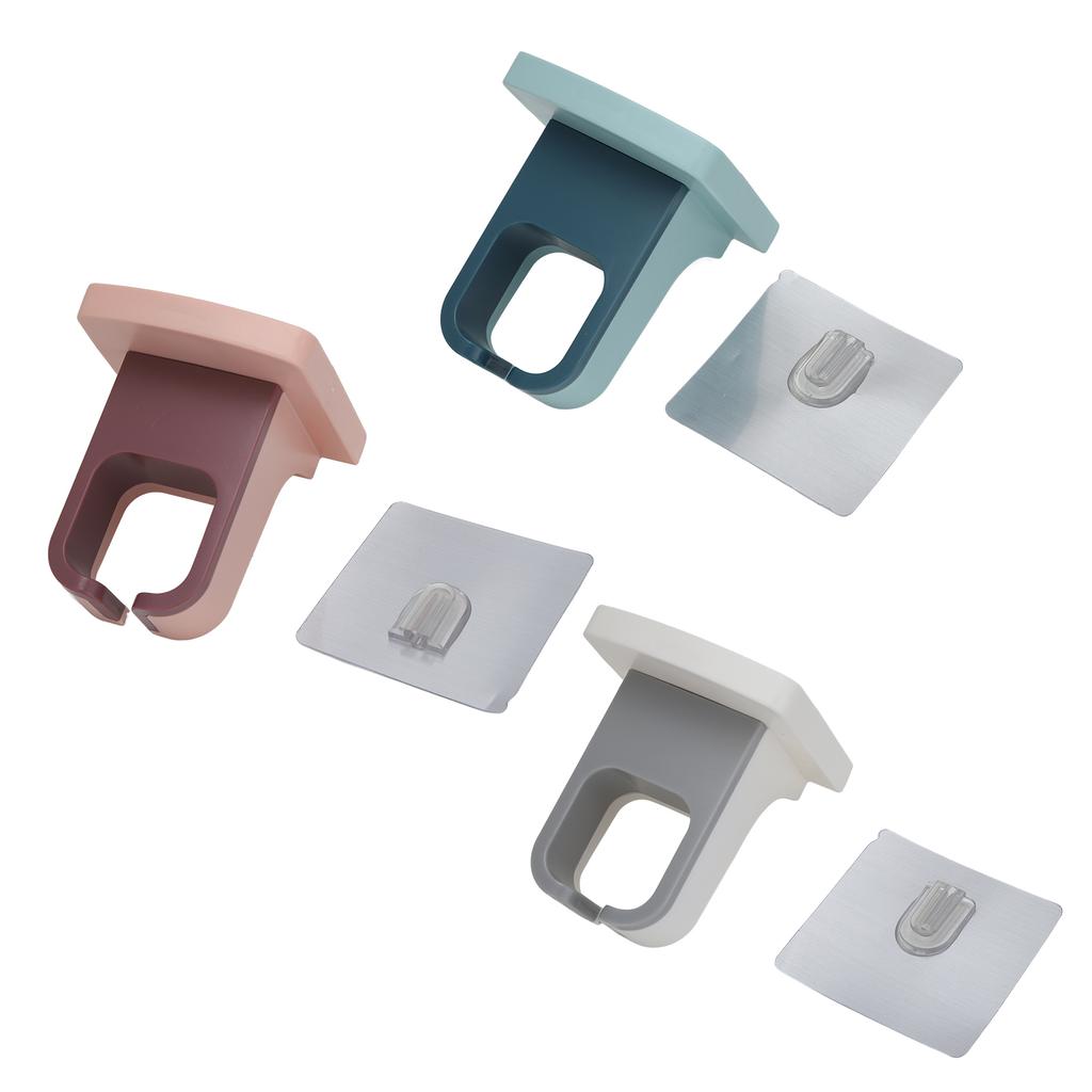 Hair Dryer Holder Rack Wall Mounted Self Adhesive Save Space Hair Dryer Storage Organizer