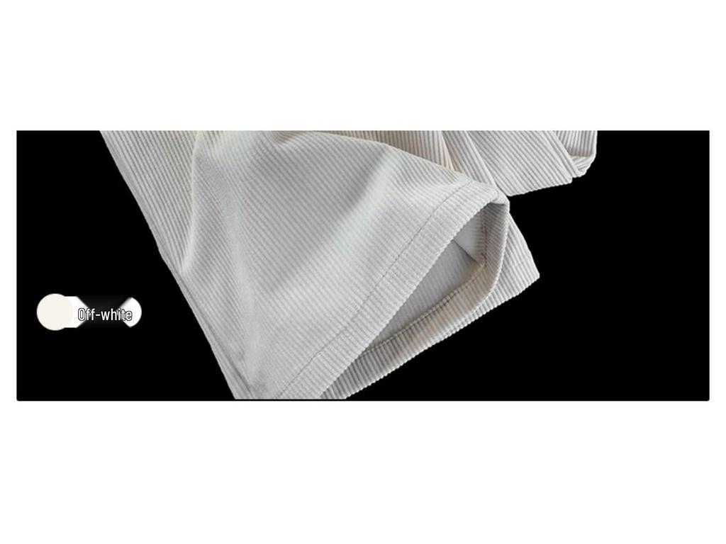 Corduroy Retro Wide-Leg Pants: Unisex Casual Spring/Autumn Sportswear