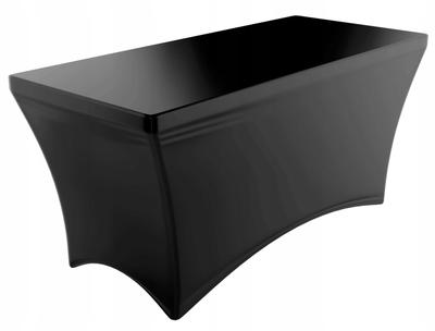 Black Catering Table Cover 180Cm