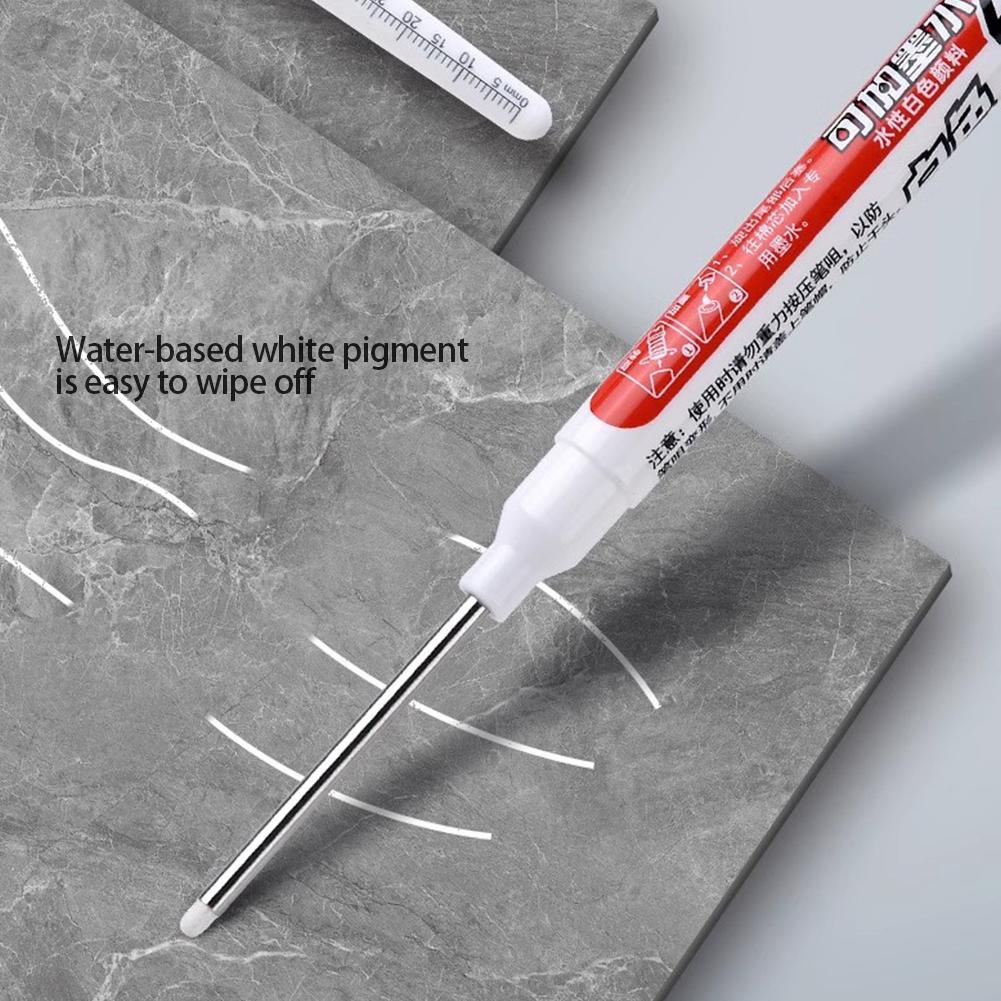 45mm Long Head Nib Deep Hole Marking Pen Ink Waterproof Oil-Based Paint Marker Decorate Line Drawing Pen