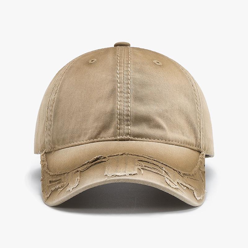 New American Washed Old Baseball Hat For Men And Women, Wide Brim, Big Face, Small Peaked Cap For Men And Women, Versatile Trend