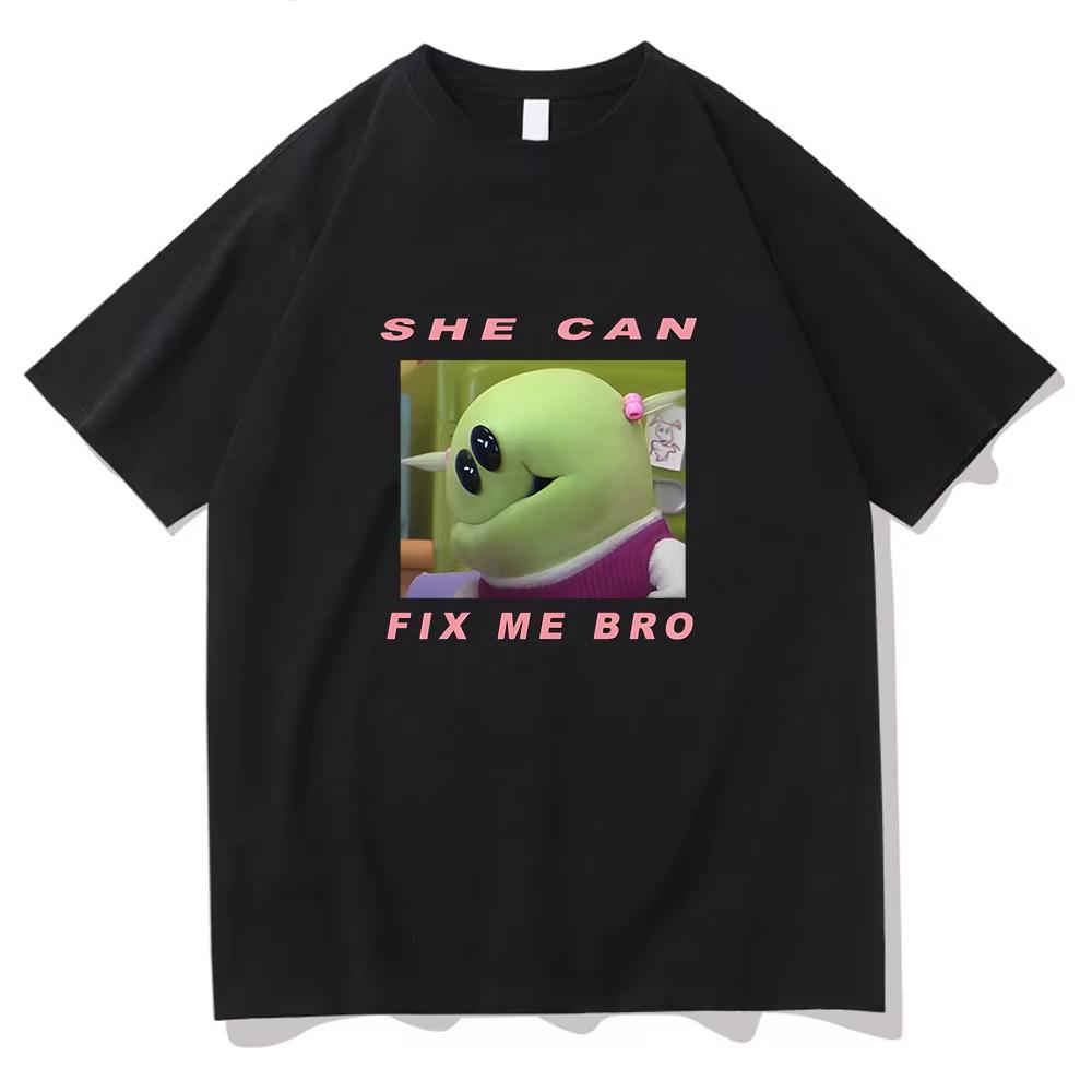 Nanalan Who s That Wonderful Girl Tshirts Cotton High Quality O-neck Tee-shirt Short Sleeve Casual Clothing Kawaii Cartoon Te... S разноцветный