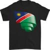 Krause Namibia Flag Namibia Day Football Men 100 Cotton T Shirt