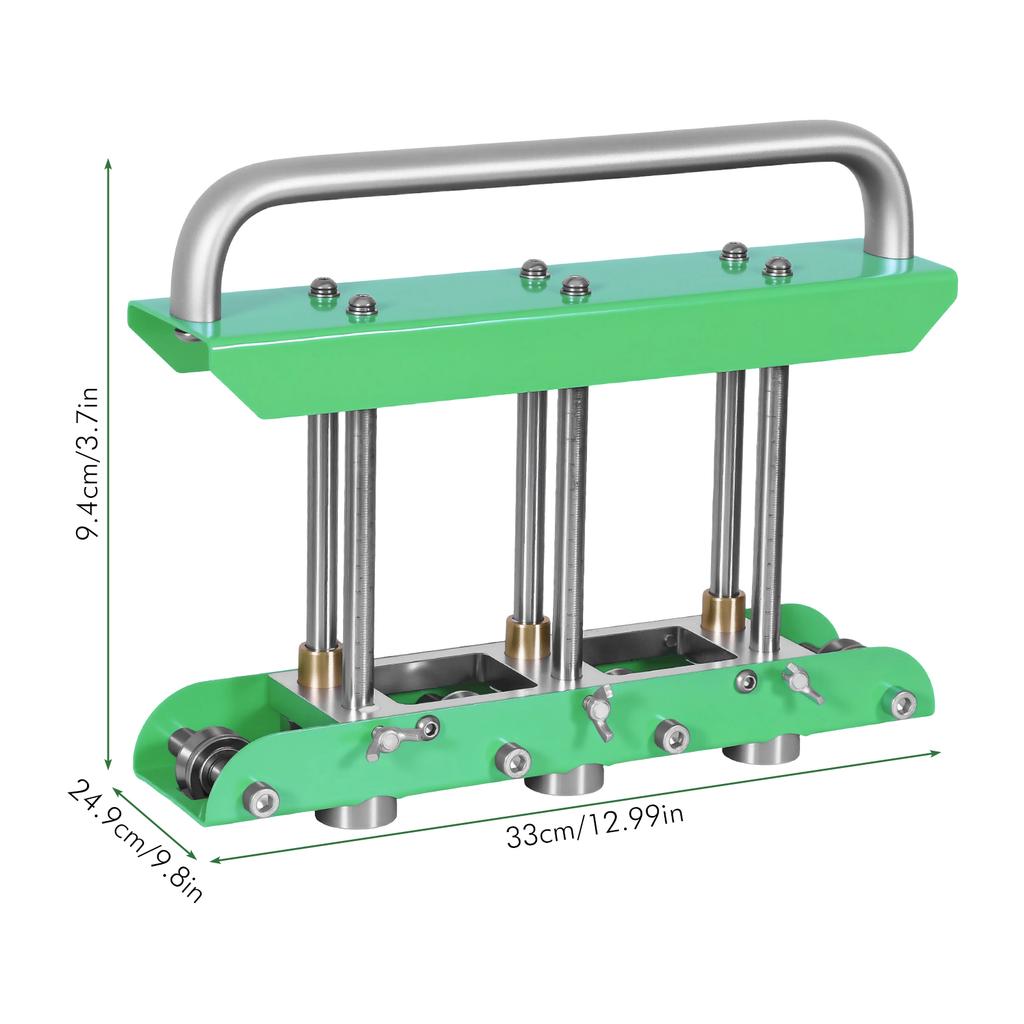 Portable Rolling Bender 0-90 Bending Angle Labor Saving Metal Brake Wear Resist For Rain Diverter & Making Folding Edges