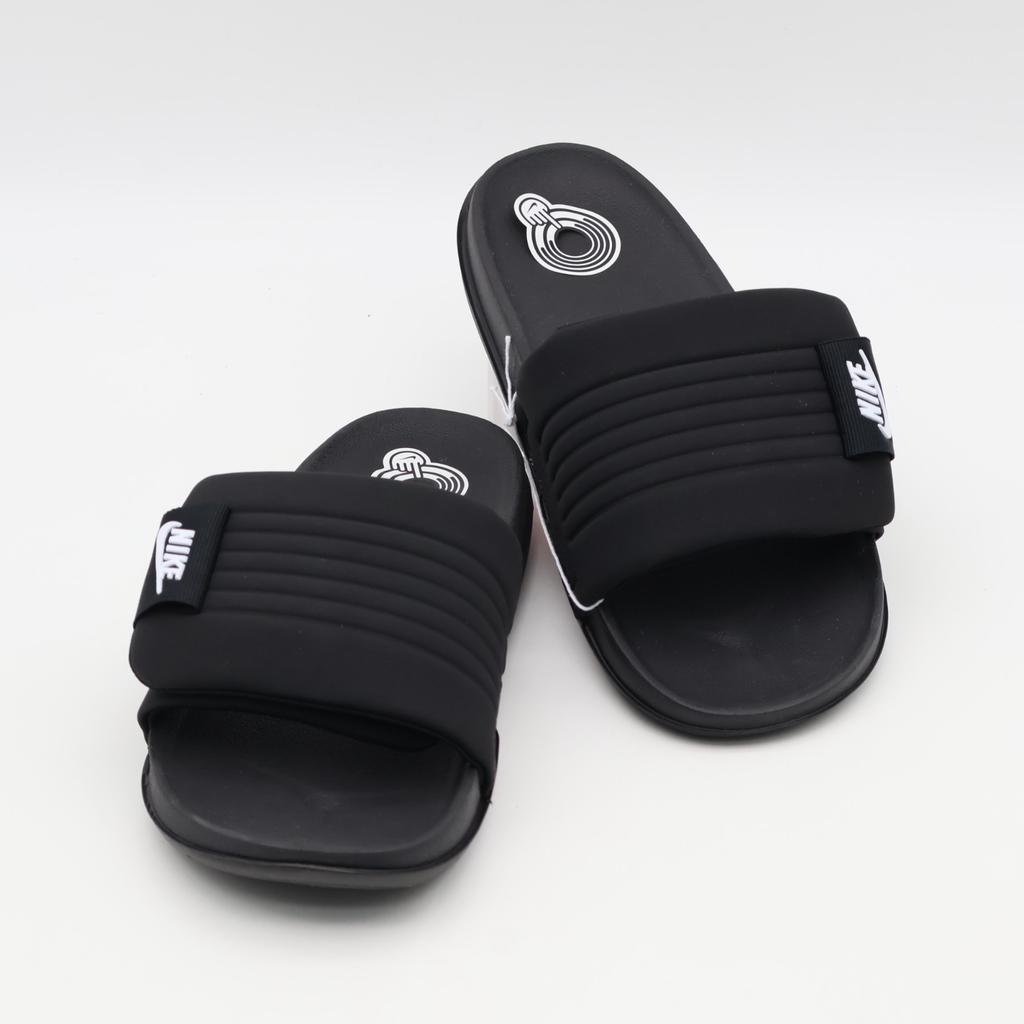 DQ9624-001 Nike Offcourt Adjust Slide Black Black White (Men's)