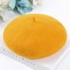 Autumn and Winter Women's Wool Woolen Beret Student Art Painter Hat Pumpkin Hat