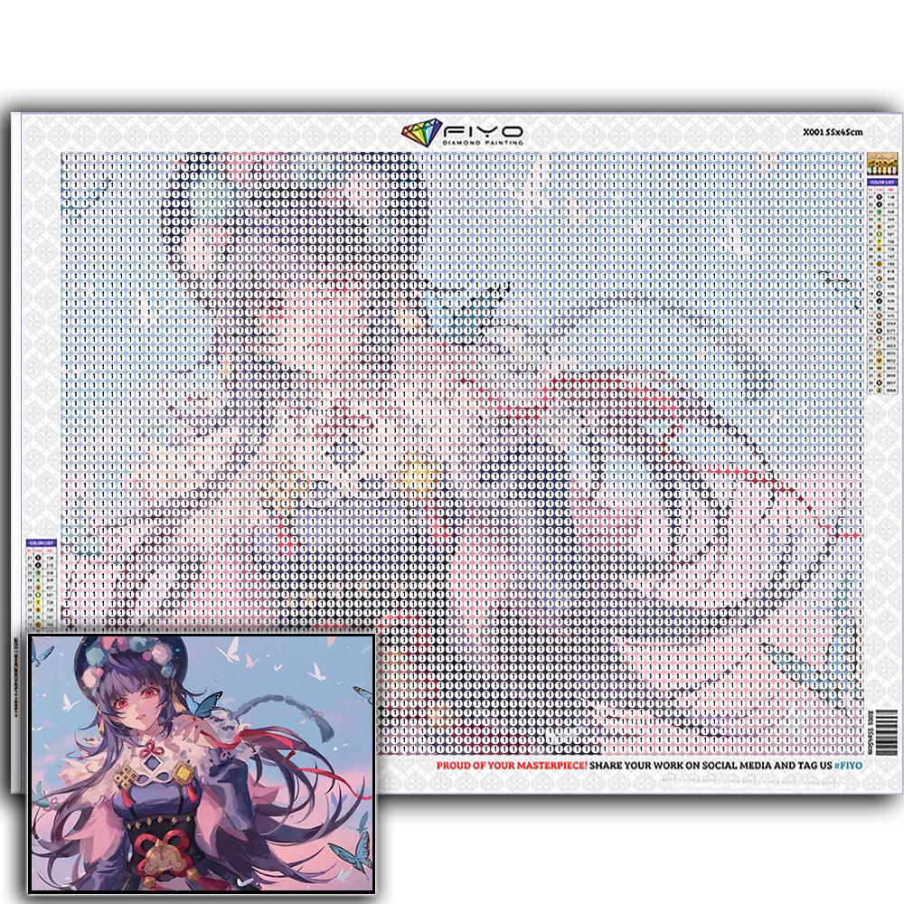 Diamond Painting Genshin YunJin Stitch Diamond Mosaic Craft Diamond Embroidery Painting