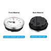 PATIKIL 65mm Quartz Watch Inserts, 2pcs, Miniature Round Quartz Movement, Mini Arabic Numeral Clock Inserts, Fits 55mm Diameter Hole, Silver Tone,