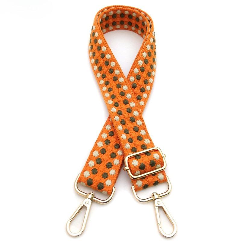 

IGNICASE New Bag Strap Mobile Phone Lanyard Accessories Single Shoulder Crossbody Adjustable Replacement Long Shoulder Strap gold buckle