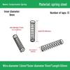 Wire Diameter 1.0*11*50mm Compression Spring [1 pcs]