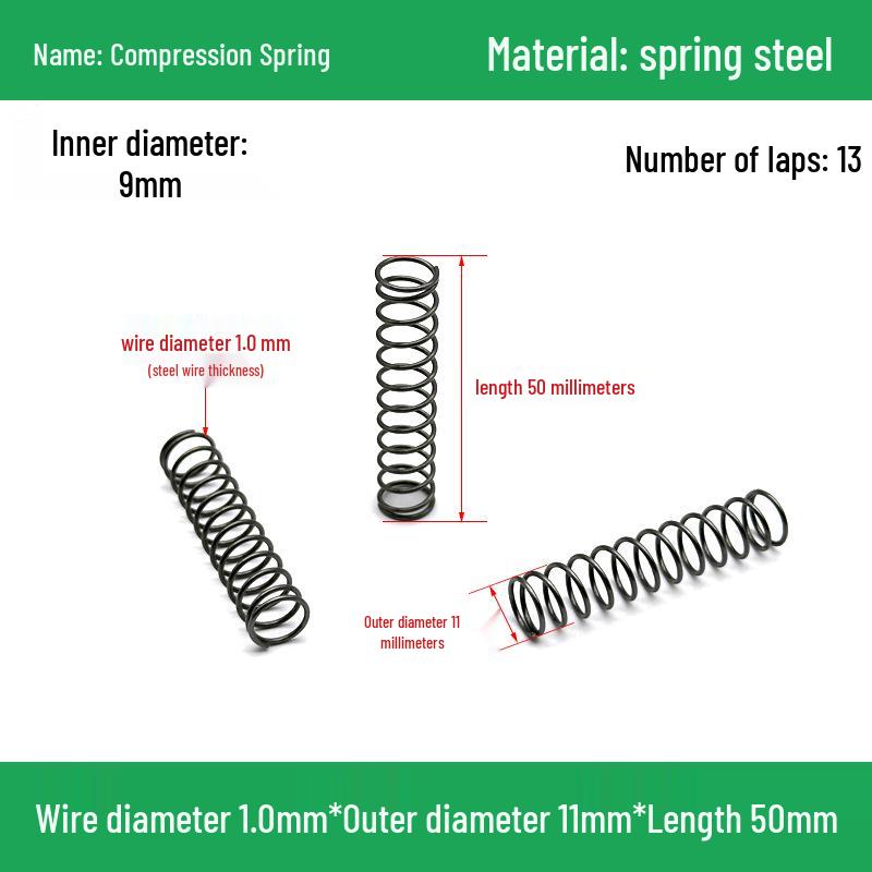 Heavy Duty Y-Type Compression Spring Shock Absorber, 1.0mm Wire Diameter, Outer Diameter 5-20mm.