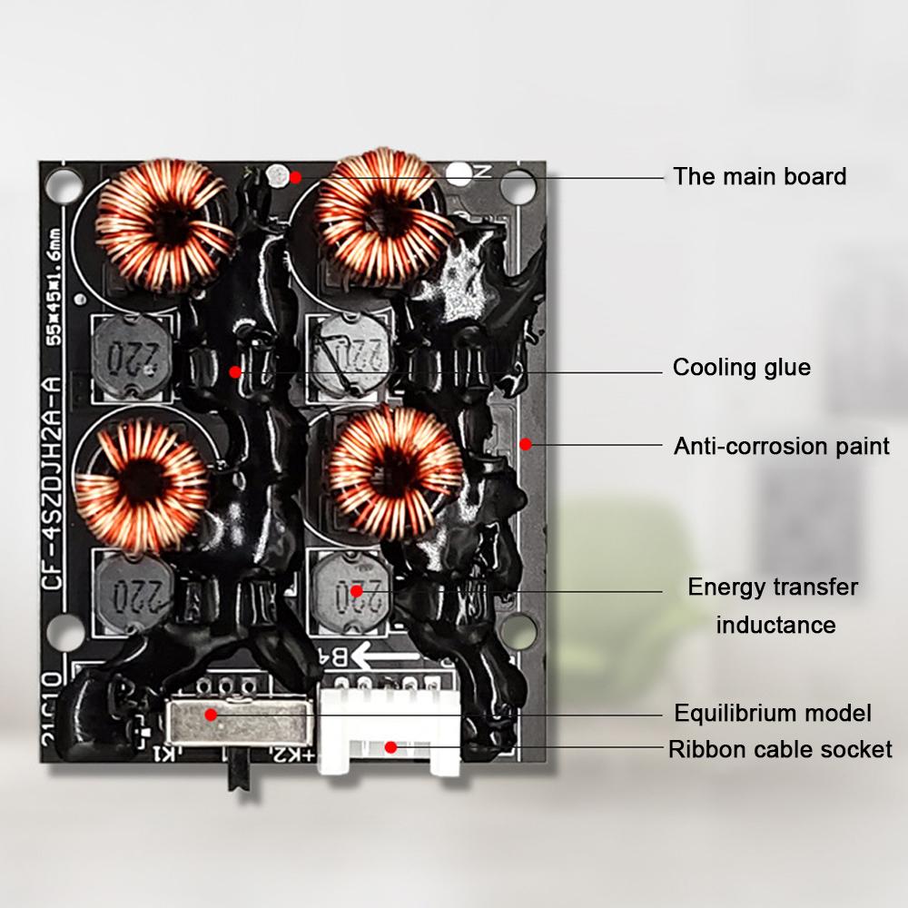 

2A BMS Active Balancer Литиевая батарея Модуль баланса передачи энергии 3,7 В 3,2 В Аккумуляторные блоки
