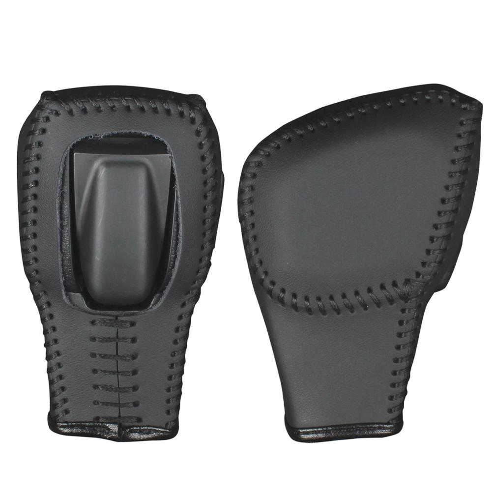 Husa din piele pentru butonul schimbătorului de viteze auto, interior, guler schimbător de viteze, autocolant acoperire schimbător de viteze, accesorii pentru Ford Everest Ranger 2020-2024 LHD