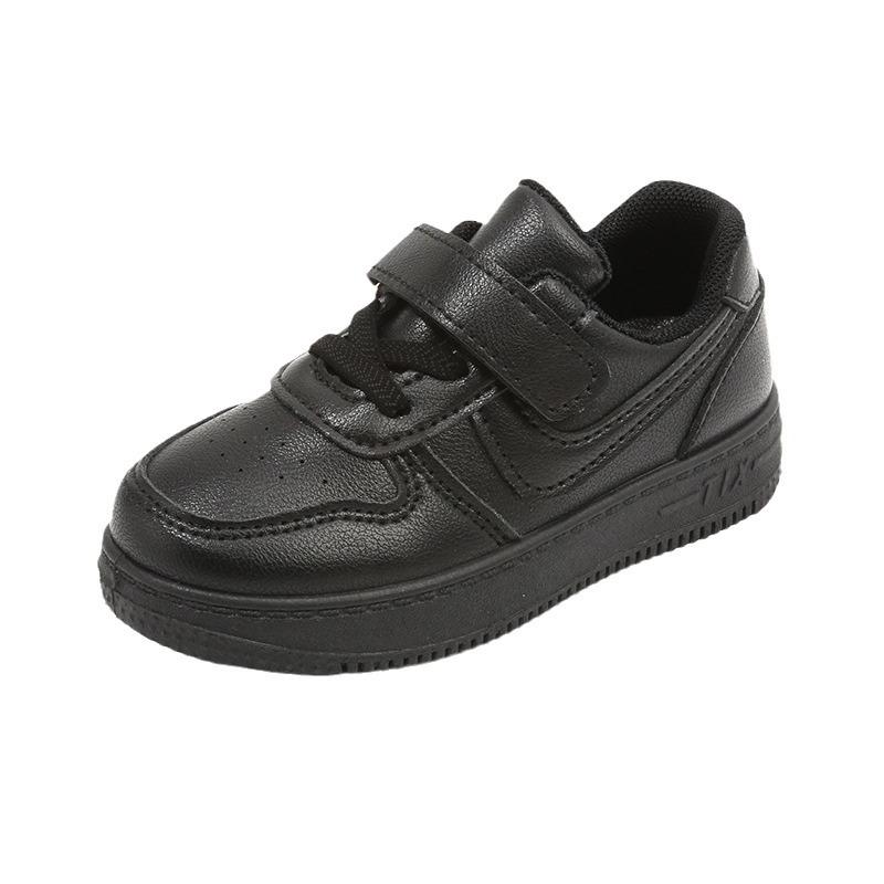 Children's white sneakers for boys and girls, spring soft-soled shoes, new student sports shoes, white girls' shoes