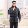 Men's Warm Coral Fleece Pajama Loungewear Set