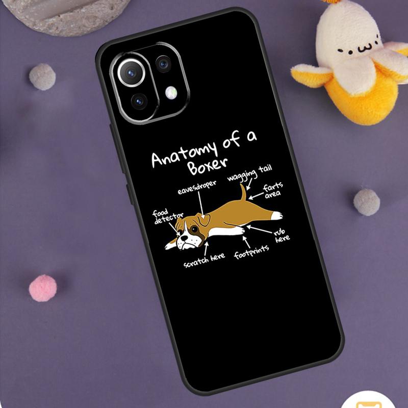 Boxer Dog Case For Xiaomi 15 Ultra 14 13T 14T 15T 17 Pro Max POCO F8 Ultra F5 F6 F7 X5 X6 X7 Pro Cover