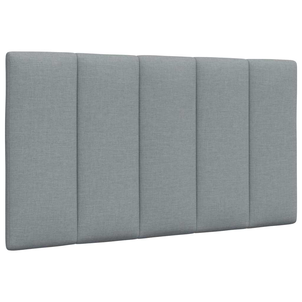 Bed Frame without Mattress  Hanko  Light Grey 80 x 200 cm Fabric