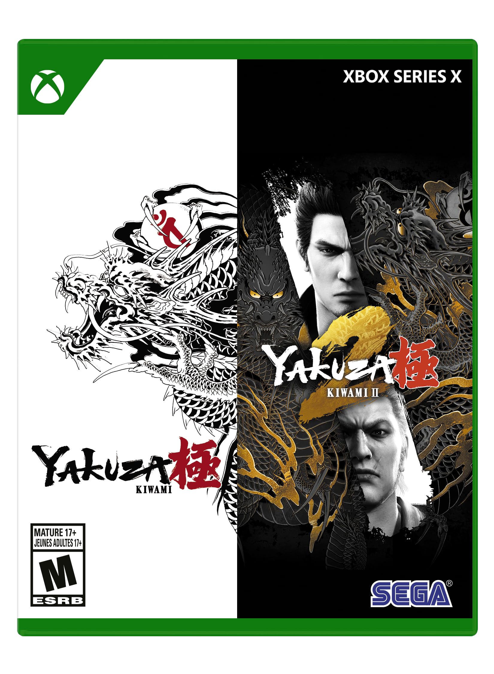 

Yakuza Kiwami 1 2 Северный Xbox Series X + (Импорт Америки) - зелёный