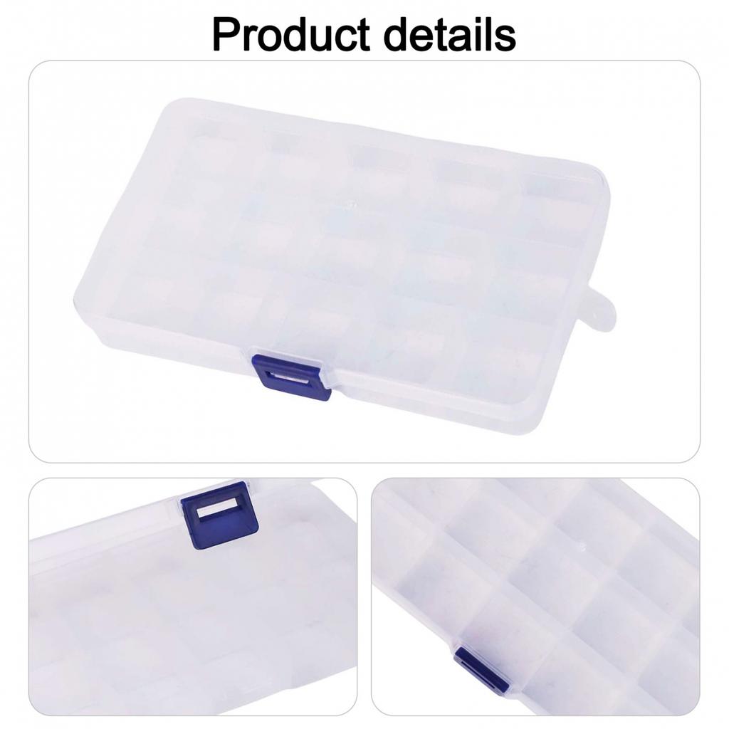 Transparante Opbergdoos met Meerdere Configuratiemogelijkheden voor Sieradenorganisatie